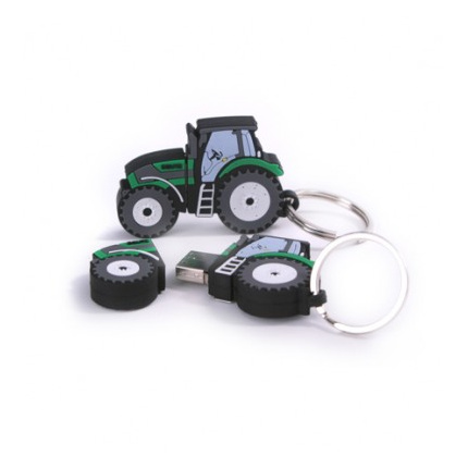 Maßgefertigte USB-Stick in Form eines Traktors - Topgiving